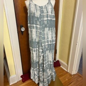 Tie-Dye Maxi Jumpsuit